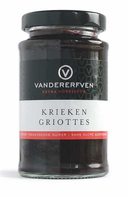 VANDERERFVEN KRIEKEN 70% minder suiker -LIGHT 6X210GR