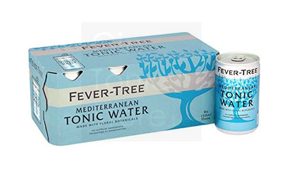 FEVER TREE BLIK MEDITERRANEAN TONIC WATER 3X8X15CL