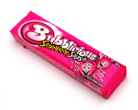 [PVM/10015793] BUBBLICIOUS AARDBEI ROZE 18 ST