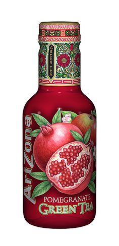 ARIZONA POMEGRANATE GREEN TEA 6 X 50 CL