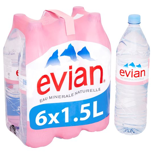 EVIAN 6X1.5L