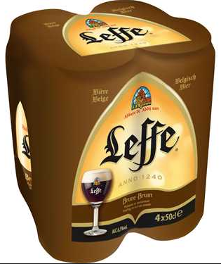 LEFFE BRUIN BLIK 24X50CL