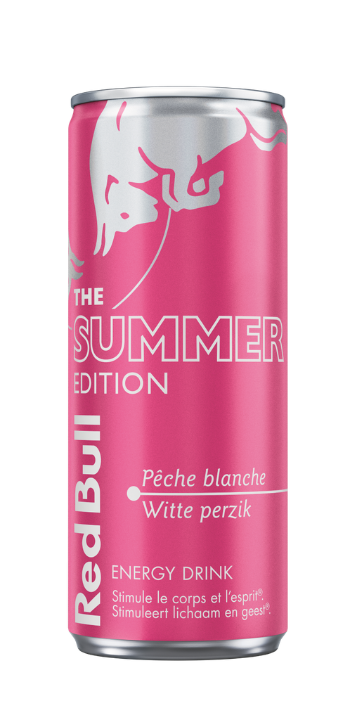 RED BULL SUMMER WHITE PEACH EDITION 24X25CL (roze blik)
