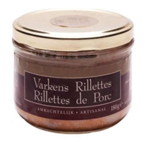 RILLETTES VARKEN ARTISANAAL 180 GR