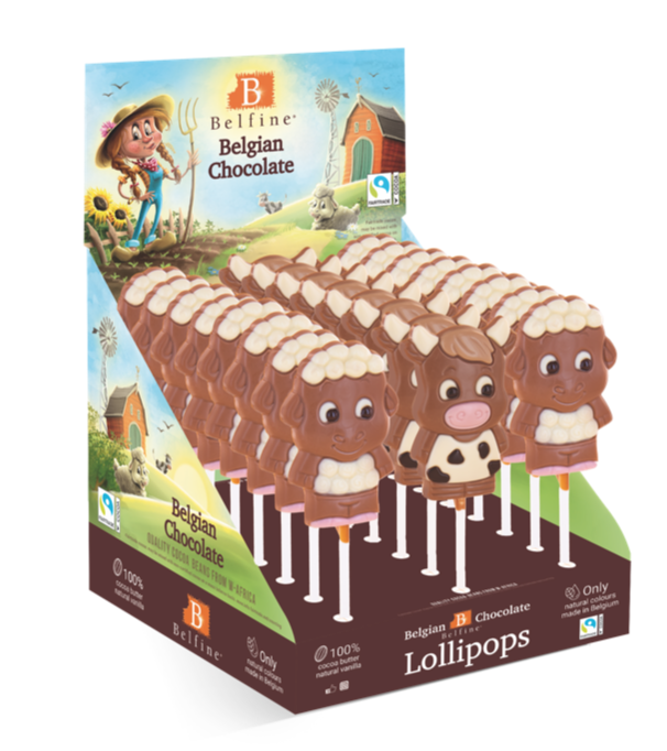 BELFINE LOLLY BOERDERIJ DIERTJES 24 ST