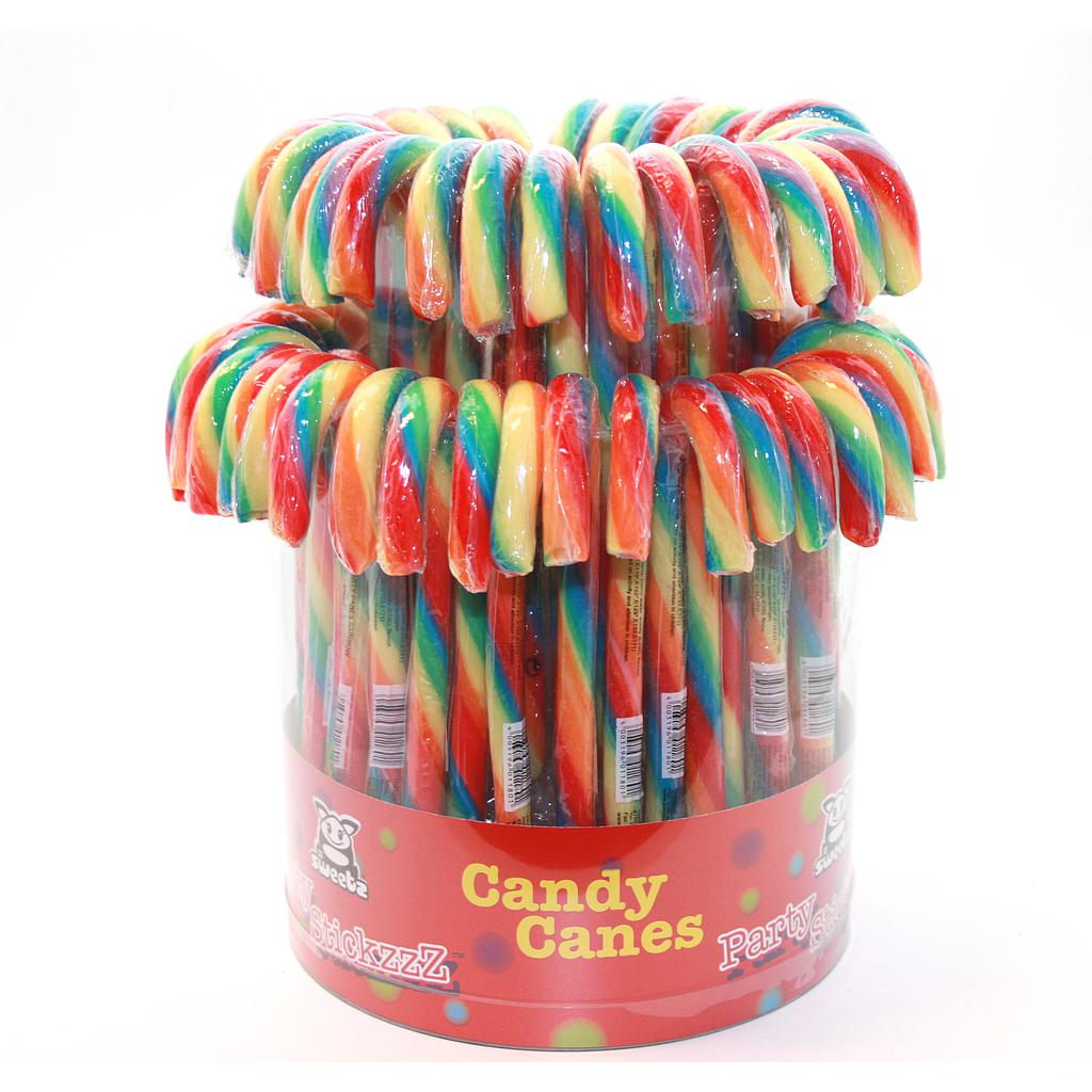 HF CANDY CANES KLEIN REGENBOOG 72STX 12GR (ONGEV 12,50CM)