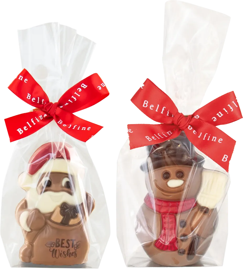 BELFINE ass SANTA MAXWELL & SNOWMAN FROSTY in BAG 24 X 40 GR 