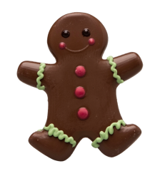 DE CHOCOLATERIE TABLET GINGER DOLL DARK MILK COLOURED 70 GR X 12 ST