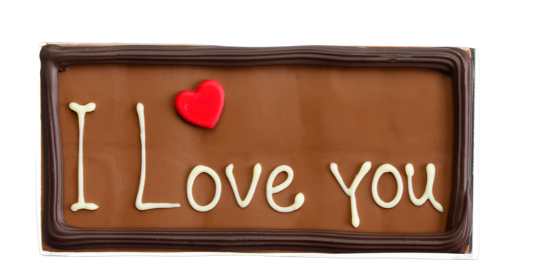 M-DELICIOUS TABLET MELK 'I LOVE YOU' 110 GR X 8