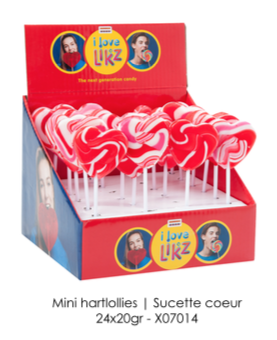 HF MINI SUCETTE COEUR 24PC