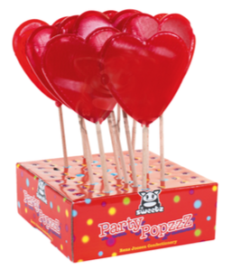 HF SUCETTE COEUR ROUGE 2  - 17 PC (D04075) - 80 GR