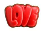 DELICE LOVE MELK KARAMEL DECO ROOD 1 KG