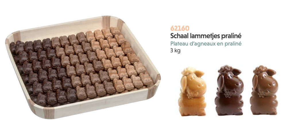 NOMAER SCHAAL LAMMETJES ASS PRALINE 3 KG