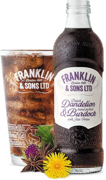 [358.120] FRANKLIN SOFTDRINK DANDELION & BURDOCK 12X27,5CL