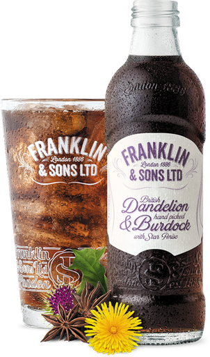 [358.120] FRANKLIN SOFTDRINK DANDELION & BURDOCK 12X27,5CL