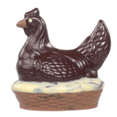 BGL GROTE KIP OP MAND 18 CM  FONDANT 2 ST