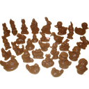 DEGROOTE KLEINE PAASFIGUREN ASS 2,5 KG FONDANT