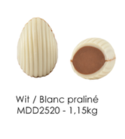 [MDD2520] DELICE OVP EITJES WIT/PRALINE  (2520) 1,15KG