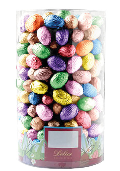 [MDD2730] DELICE OEUFS EMBALLéES ASSORTIMENT 3 KG - TUBO