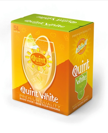 [41906] QUINT SANGRIA VAN 'T VAT 5L WIT BAG IN BOX