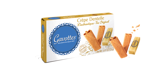 [LOC001] GAVOTTES CREPE DENTELL NATUUR 14X125GR