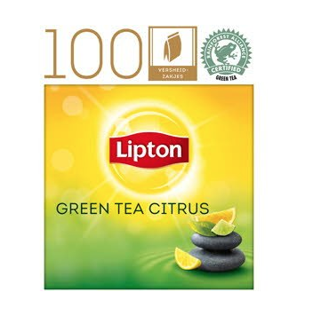 [49057] LIPTON FEEL GOOD GREEN TEA CITRUS 100 ST