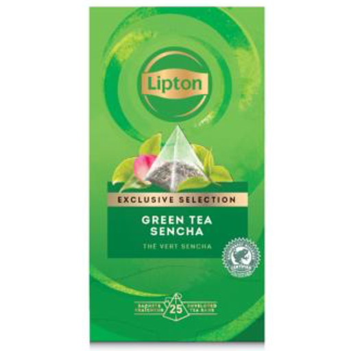 [49159] LIPTON EXCLUSIVE TEA GREEN TEA SENCHA 25ST