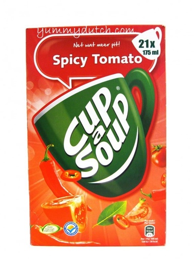 [49756] KNORR CUP A SOUP SPICY TOMATO 21 X 37GR