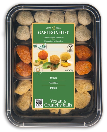 [TRA/1833] GASTR VEGAN & CRUNCHY BALLS MIX 3X10X30G <*_*>