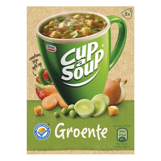 [58007] KNORR CUP A SOUP GROENTEN 21 X 18GR