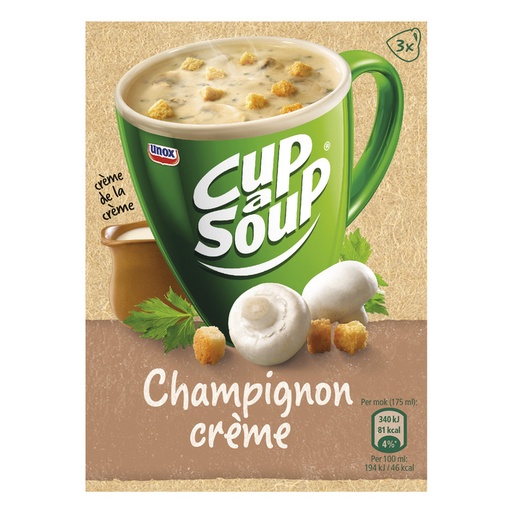 [58171] KNORR CUP A SOUP CHAMPIGNON CREME 21 X 37GR