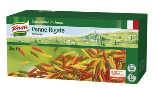 [70514] KNORR PENNE TRICOLORE 3 KG
