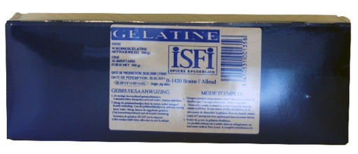 [73051] ISFI GELATINEBLAADJES 500G