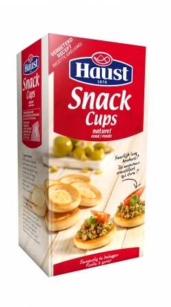 [DV/421010] HAUST SNACK CUPS ROND 100GR (12)