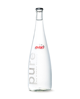 [010.557-G] EVIAN PRESTIGE 12X75CL OW (glas)