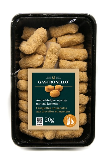 [TRA/1233] GASTR  MINI ASPERGE GARNAALKROKETTEN 60X20GR  <*_*>