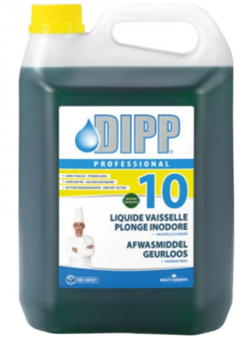 [DIP/1005] DIPP NR 10. AFWASMIDDEL GEURLOOS 5L