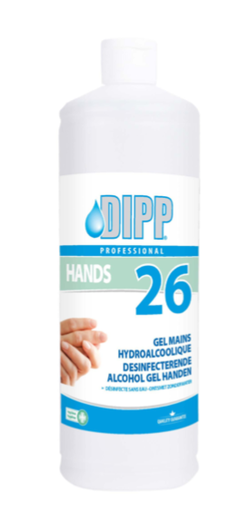 [DIP/2611] DIPP NR 2611 DESINFECTERENDE ALCOHOL GEL HANDEN 1L