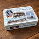 TINNEN DOOSJES BLANKENBERGE LEEG 24 STUKS