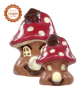 BGL PADDESTOEL GROOT MELK DECO - 17 CM -  2 STUKS