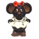 BGL VROUWTJES MUIS FONDANT-18 CM - 3 STUKS