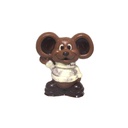 BGL MANNETJES MUIS MELK DECO - 16 CM - 3 STUKS