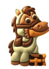 [MDV7044] M-DELICIOUS PAARDJE WIT DECO 1,8 KG