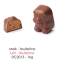DELICE BEERTJES MELK FEUILLETINE 1 KG