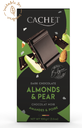 CACHET TABLET PUUR PEER MET AMANDELEN 12 X 100G