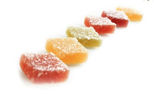 [10909] CONFISERIE 2000 PATE DE FRUITS CARRE 2.5KG