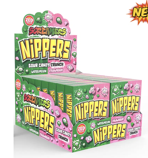 [41052437] SCREAMERS POCKET NIPPERS WATERMELON/ STRAWBERRY 16 STUKS