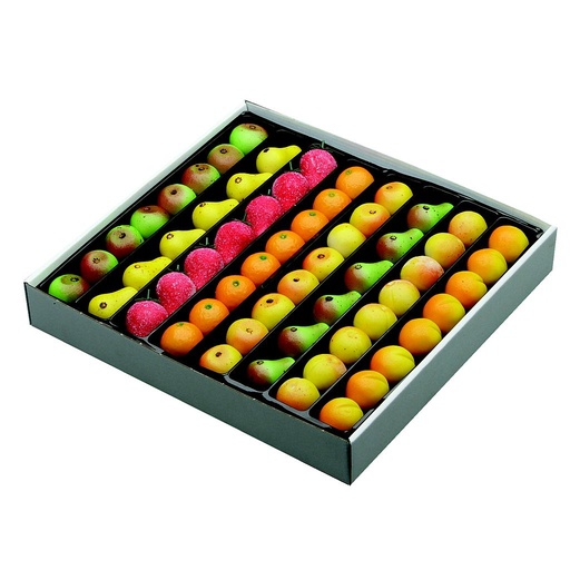 [5202] NOMAER MARSEPEIN FRUIT 25 GR 60ST(54%AMANDELEN) - 1,50KG