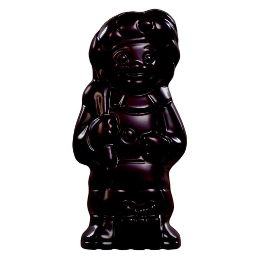 [SNRFO5030] DESCH LACHENDE ZWARTE PIET FONDANT 12,5 CM - 40 X 35 GR