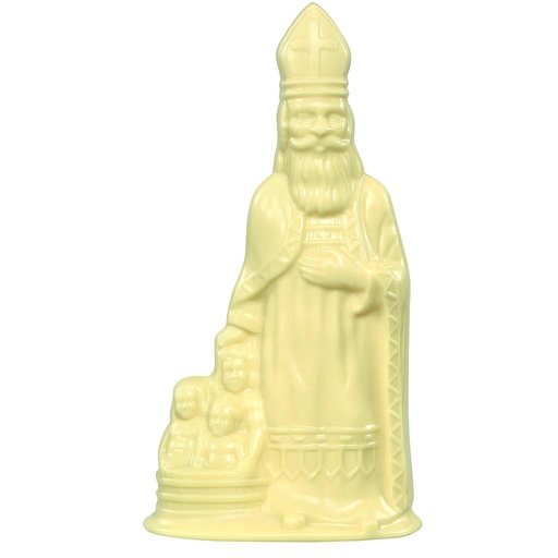 [SNRWI2000] DESCH SINT MET 3 KINDJES WIT 15 CM - 33 X 60 GR